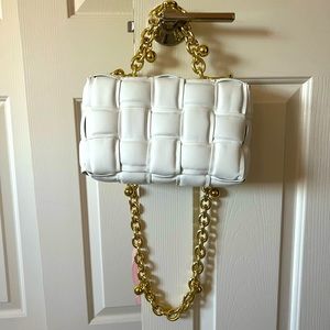 White Quilted Bag